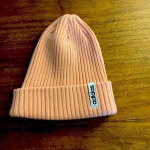 Peachy adidas beanie